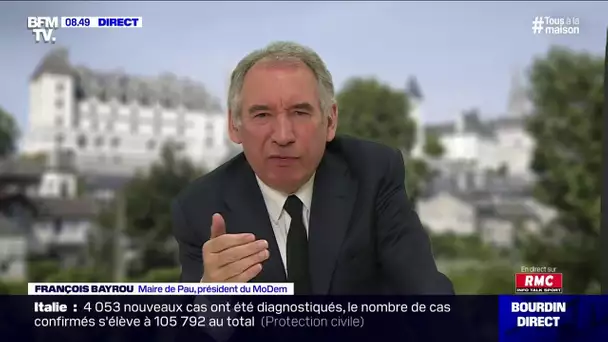 "Le président était acquis à l'idée de reporter le 1er tour des municipales" affirme François Bayrou