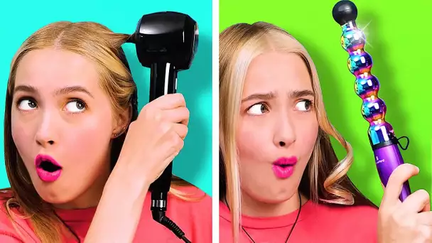 NOUS AVONS TESTÉ DES GADGETS BIZARRES POUR LES CHEVEUX ET LE MAQUILLAGE