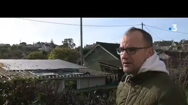 Incendie de cabanons à Saint Brieuc