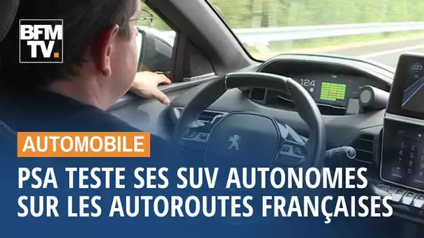 PSA teste ses SUV autonomes sur les autoroutes françaises