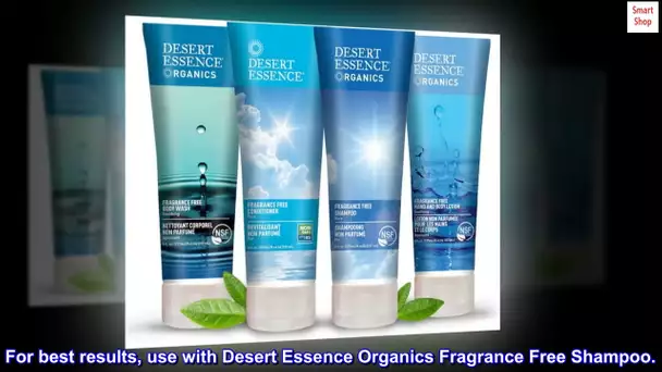 Desert Essence Fragrance Free Conditioner - Pure - 8 Fl Ounce - Gloss & Shine - Smoothes & Softens