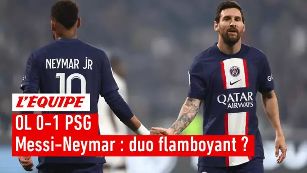 OL 0-1 PSG : Messi et Neymar reforment-ils enfin le duo du Barça ?