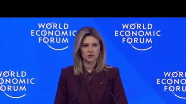 Suivez en direct l'intervention d'Olena Zelenska au forum de Davos