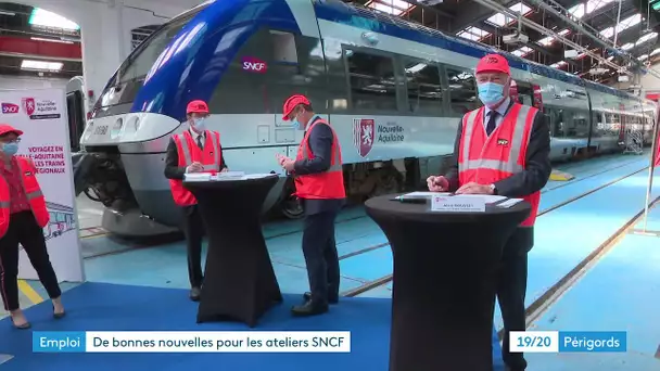 Le technicentre SNCF de Périgueux rénovera les TER de Nouvelle-Aquitaine