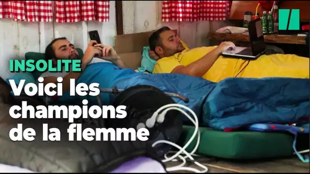 Allongés depuis 800 heures, ces champions de la flemme battent leur record