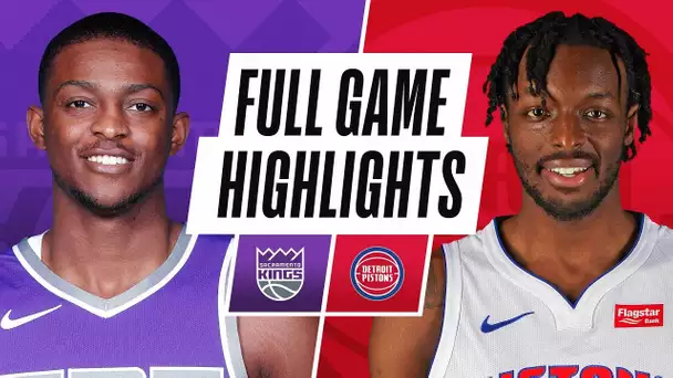 KINGS at PISTONS | FULL GAME HIGHLIGHTS | February 26, 2021