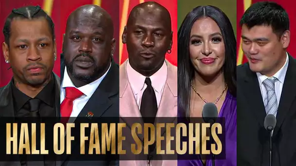 Over 2 Hours of the Most Memorable Basketball Hall of Fame Enshrinement Speeches