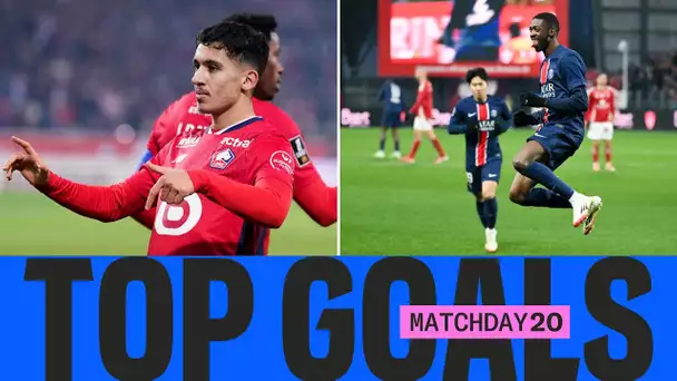 Les PLUS BEAUX BUTS de la 20ème journée | Ligue 1 McDonald's 24/25