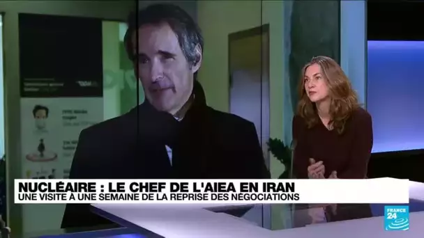 En Iran, le chef de l'AIEA a débuté ses discussions sur le dossier du nucléaire • FRANCE 24