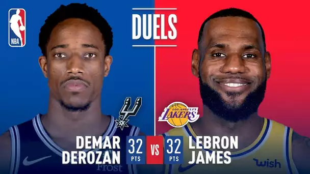 DeMar DeRozan and LeBron James Duel It Out In Staples Center | October 22, 2018