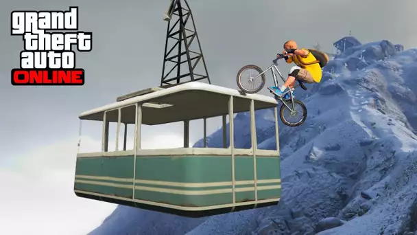 GTA 5 - AMAZING BMX STUNT COMPILATION !