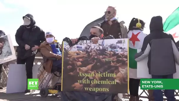 A Istanbul, Berlin et New York l'opposition syrienne manifeste à l'occasion de 10 ans de la guerre
