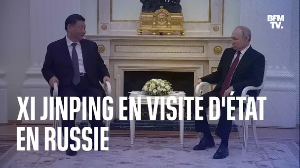 En visite en Russie, Xi Jinping salue les "relations étroites" entre Moscou et Pékin