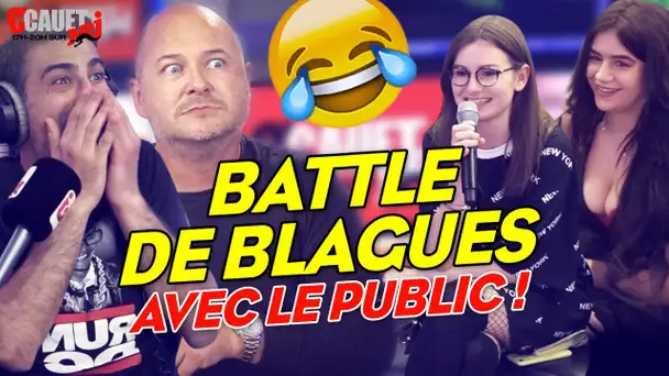 BATTLE DE BLAGUES DANS LE PUBLIC