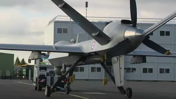 Drones : exercice militaire sur la base aérienne de Cognac-Châteaubernard