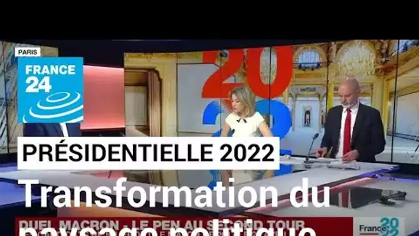 Présidentielle 2022 : "une transformation puissante du paysage politique français" • FRANCE 24