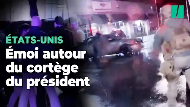 Aux États-Unis, une voiture percute le convoi de Joe Biden