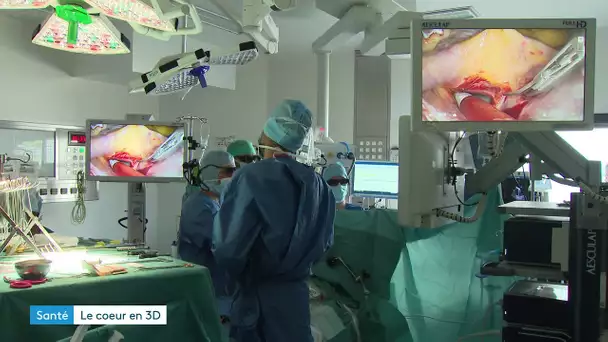 Opération cardiaque en 3D au CHU de Saint-Etienne