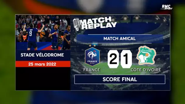 France 2-1 Côte d'Ivoire : Le succès sur le fil des Bleus avec les commentaires RMC