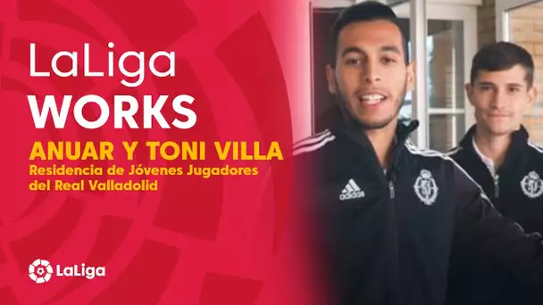 #LaLigaWorks: Anuar y Toni Villa enseñan la Residencia de Jóvenes Jugadores del Real Valladolid