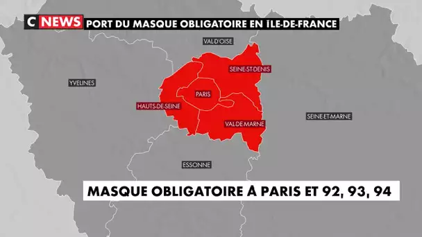 Port du masque obligatoire à Paris : les réactions