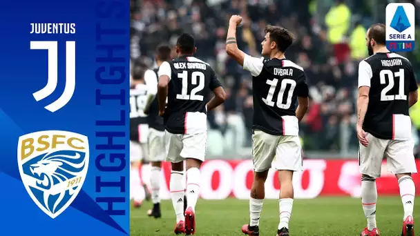 Juventus 2-0 Brescia | Dybala and Cuadrado Score to Beat 10-Man Brescia | Serie A