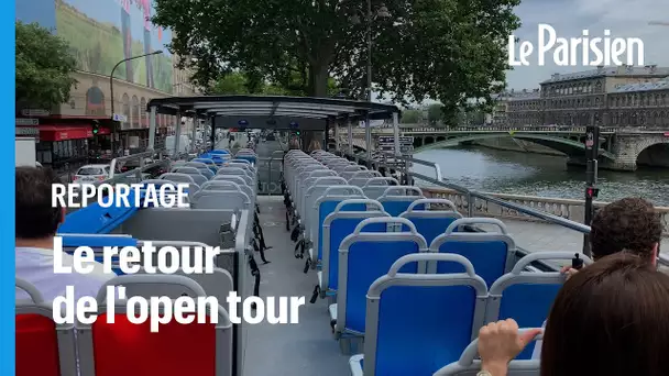 A Paris, les bus touristiques de retour pour quelques visiteurs