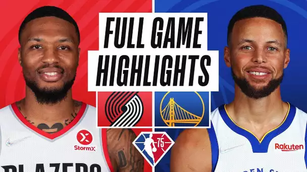 TRAIL BLAZERS at WARRIORS | FULL GAME HIGHLIGHTS | November 26, 2021