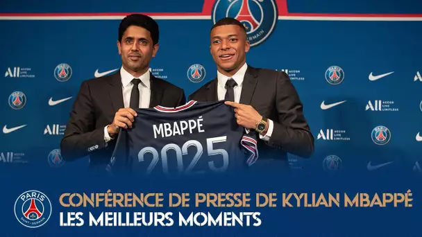 PSG - Conférence de presse de Kylian Mbappé - Les meilleurs moments