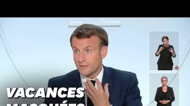 Emmanuel Macron annonce qu'il n'y aura pas de restriction de déplacement pour les vacances