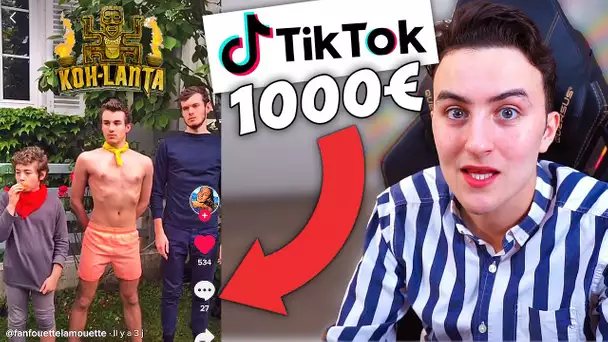 Le meilleur TikTok gagne 1000€