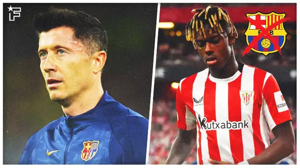 Lewandowski va QUITTER le Barça, Bilbao veut SABOTER le transfert de Nico Williams | Revue de presse