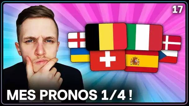 🏆 MES PRONOS POUR LES 1/4 ! (Euro 2021)