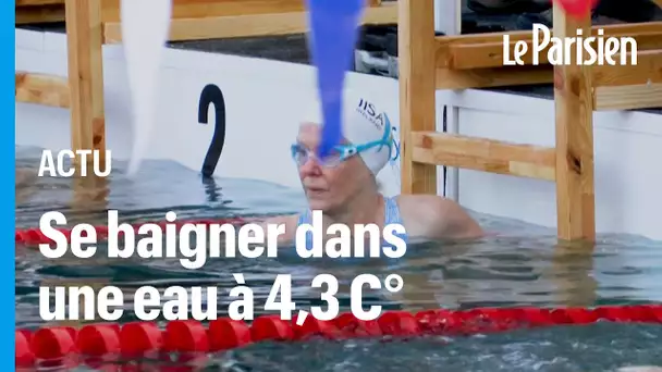 Aux championnats du monde de nage en eau glacée, on s'affronte dans une eau à 4,3C°