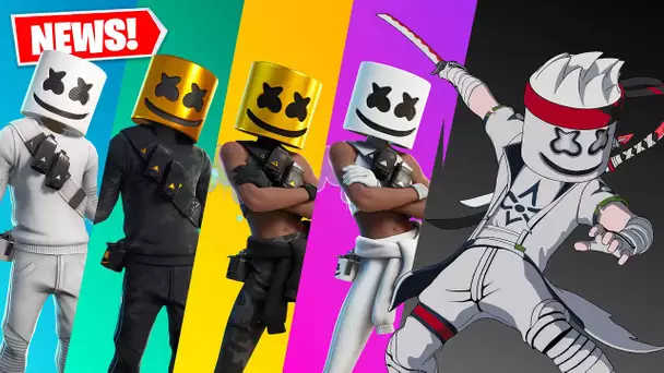 MARSHMELLO EST DE RETOUR AVEC LES SKINS MARSHINOBI ET MARSHA SUR FORTNITE ! (FORTNITE NEWS)