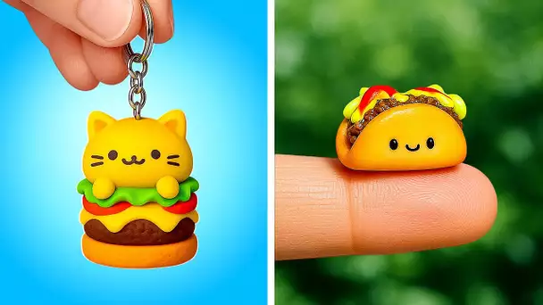 🌭 FABRIQUEZ DES MINIATURES AVEC DE LA PÂTE POLYMÈRE 😍🎨 Les meilleurs DIY !