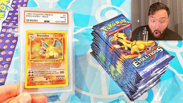 100% IMPOSSIBLE DRACAUFEU !!! Ouverture de 18 BOOSTERS POKEMON YX ÉVOLUTION REMAKE DU SET DE BASE !