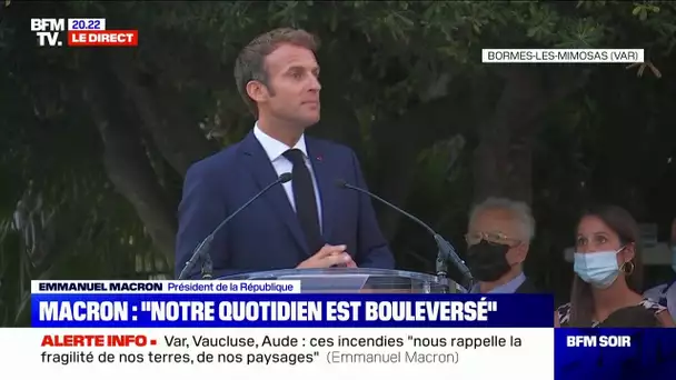 Emmanuel Macron: "Le monde dans lequel nous vivons n'est pas donné, il est le fruit de nos combats"