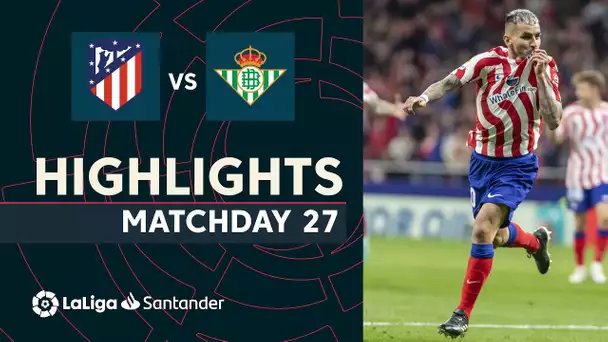 Resumen de Atlético de Madrid vs Real Betis (1-0)