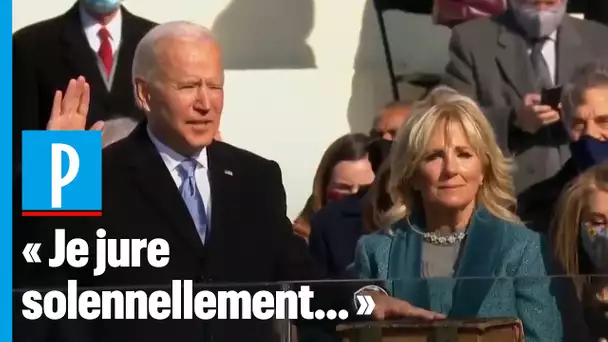 Joe Biden prête serment et devient le 46e président des Etats-Unis