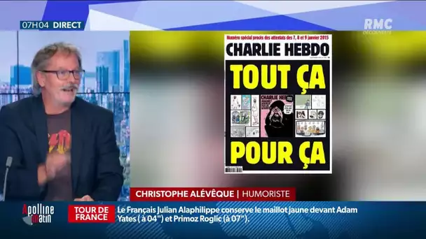 Une de Charlie Hebdo: l’humoriste Christophe Alévêque salue l’initiative du magazine