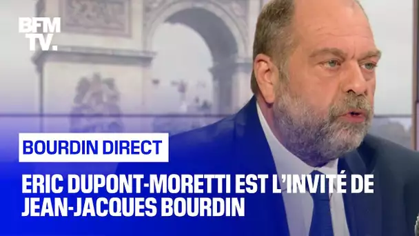 Eric Dupont-Moretti face à Jean-Jacques Bourdin en direct