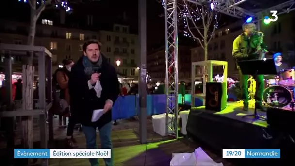 Noël 2021 : en direct du parvis de la cathédrale de Rouen