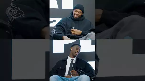 Two generations, one shared mindset 🤝 @nikebasketball family KD & AJ Dybantsa chop it up!