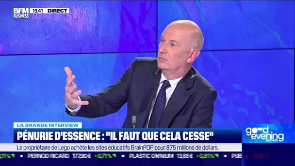 Pénuries d'essence : "Il faut que cela cesse"