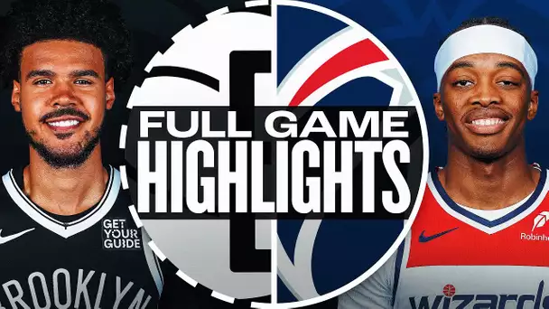 NETS at WIZARDS | FULL GAME HIGHLIGHTS | February 24, 2025