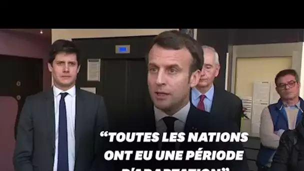 Macron répond aux critiques sur la gestion des stocks de masques