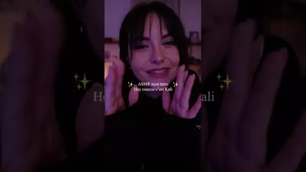 #ASMR Repeating my intro “Hey coucou c’est Kali »