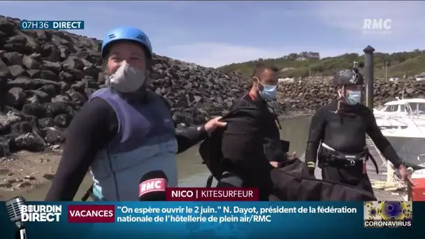 Kitesurf, paddle, bateaux de plaisance: sur la façade atlantique, c'est le retour à la normale