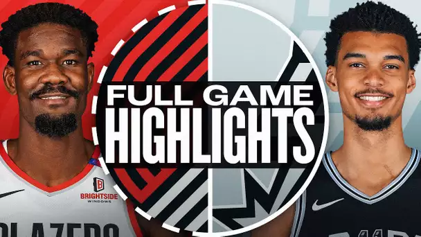 TRAIL BLAZERS at SPURS | FULL GAME HIGHLIGHTS | November 7, 2024